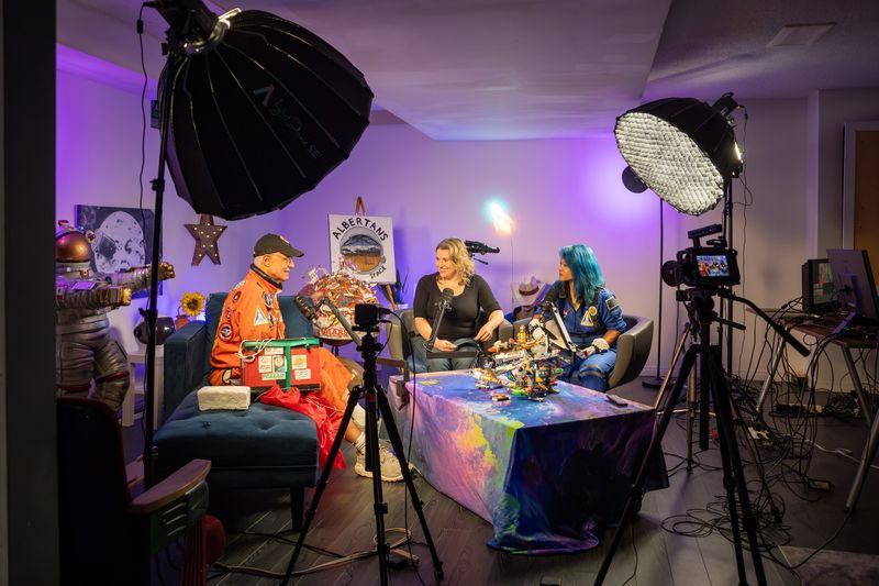 Behind the scenes: In the studio