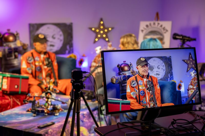 Behind the scenes: In the studio