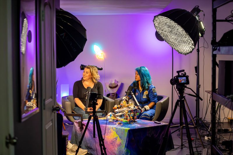 Behind the scenes: In the studio