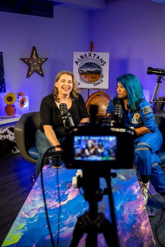 Behind the scenes: In the studio
