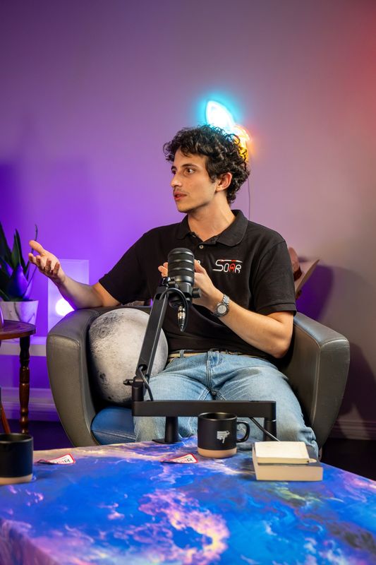 Behind the scenes: In the studio