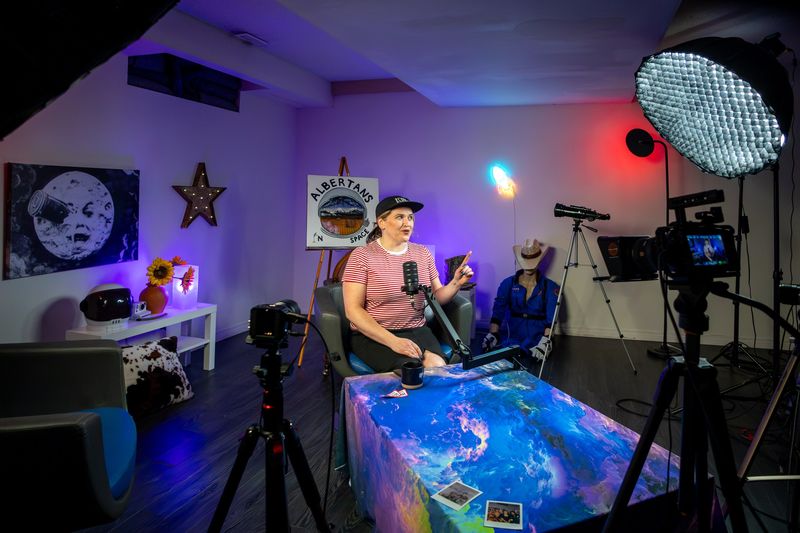 Behind the scenes: In the studio