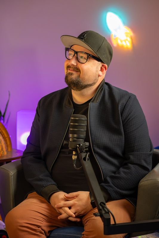 Behind the scenes: In the studio